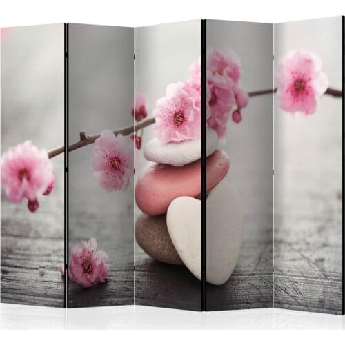 Windbreak-Zen Flowers II [Room Dividers]