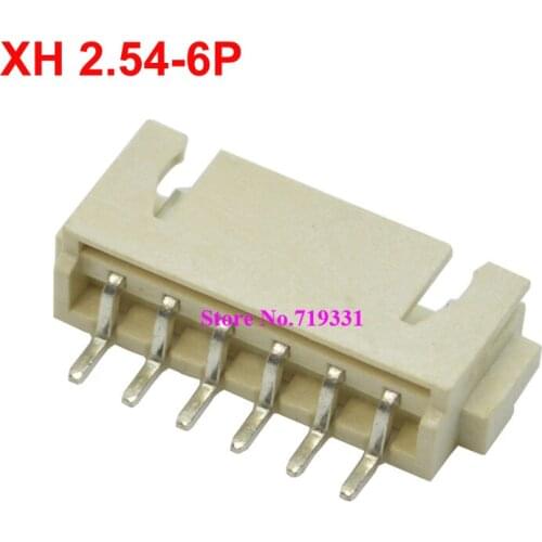 XH 2.54mm Horizontal Female Spacing Connector Socket 2/3/4/5/6/7/8/9/10/11/12P Connector 20~50pcs