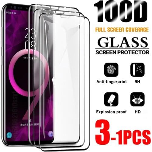 Screen Protector For Samsung Galaxy S21 S20 S10 Note 20 Ultra Plus Protect Tempered Glass S8 S9 Note 10 9 8 Plus S10 E 4G 5G HD