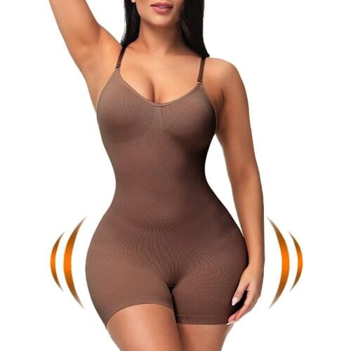 Women Womens Yoga sets Summer Seamless Bodysuit, Solid Color Adjustable Straps U-Neck Sleeveless Tight Jumpsuit for Girls