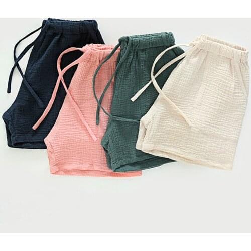 Women fashion cotton shorts sleep bottoms female loose pajama pants girl casual nightgown drawstring summer