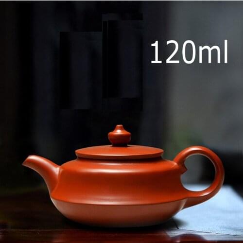 Hot Sale Handmade Xi Shi Pot With Tea Infuser Teapot Red Clay Tetera 120ml Zhu Ni Porcelain Antique Chinese Ceramic Kettle Gift