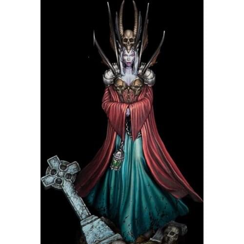 1/24 75mm Resin Model figure GK Elysabeta -Vampire Princess Fantasy theme Unassembled and unpainted kit