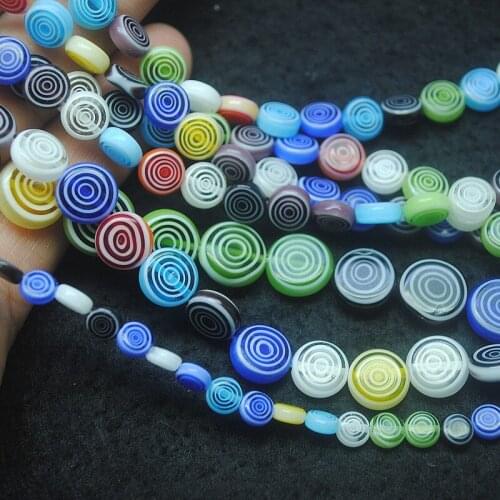 1 strings flower glass beads with thread strings round shape 6mm 8mm10mm 12mm top fashion diy jewelry findings loose beads