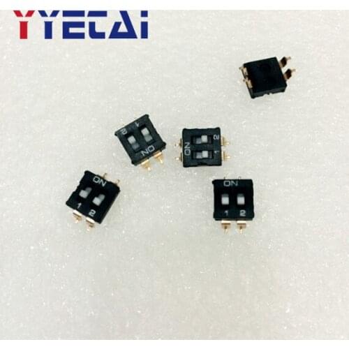 10PCS switch gold-plated pins KM-01/2/3/4/5/6/8P 2.54MM SMD DD