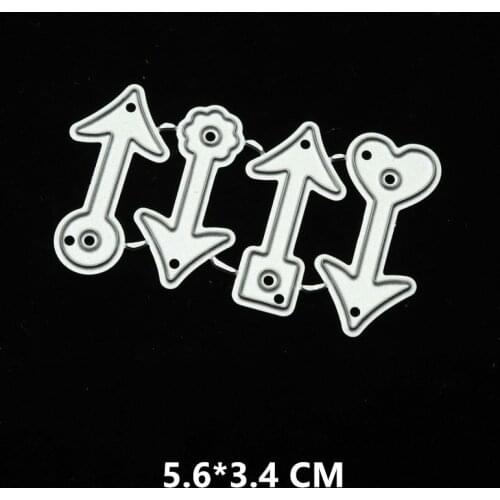 2020 Small arrow Metal Cutting Dies DIY Scrapbooking Paper Photo Album Crafts Knife Mould Cards Blade Punch Stencils for Decor