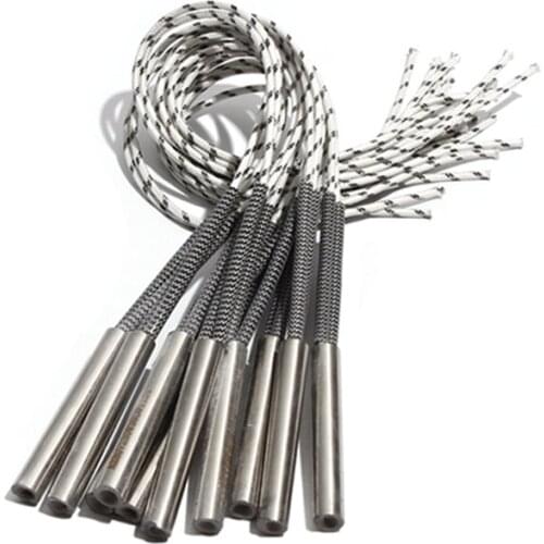 5PCS 9.5mm 80~95mm 316SUS Tubular Heating Pipe 110V/220V/380V Cartridge Heater 300W/310W/330W/350W/360W Electric Mould Element