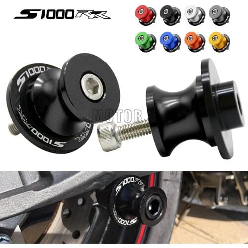 8MM For BMW S1000RR 2009-2014 S 1000 S1000 RR CNC Motorcycle Rear Swingarm Sliders Spools Stand Paddock Screws Swing Arm Protect