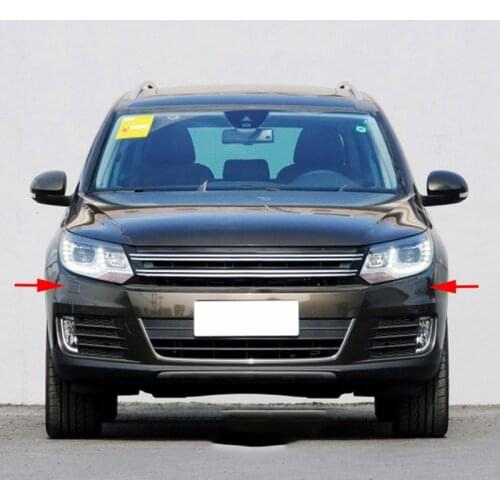 Car Front Bumper Headlight Water Spray Cover Headlight Washer for Tiguan 2013-2017 5ND955109A 5ND955110A