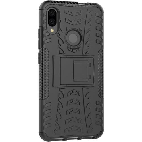 For Xiaomi Redmi 7 S2 Y2 Y3 6A 5A 4A 4X Note 7 6 Pro Case Hard Plastic Soft Silicone Hybrid Armor Stand PC + TPU Phone Cover