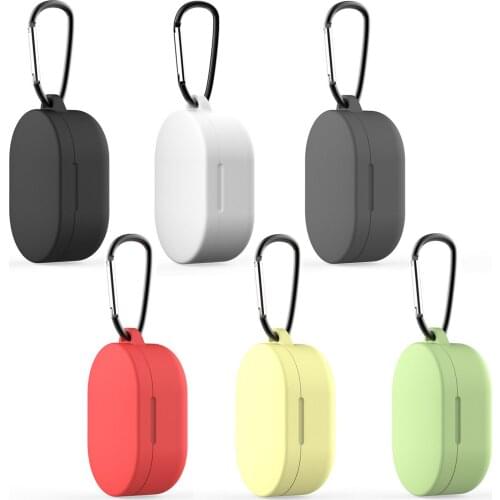 Vococal For Redmi AirDots Soft Silicone Cover Earphone Case For Xiaomi Redmi Air dots TWS Bluetooth Version Wireless Headphones