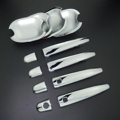 For Daihatsu Altis 2007-2011 XV40 ABS Car Styling Chrome Side Door Handle Cover & Door Bowl Cover 2008 2009 2010