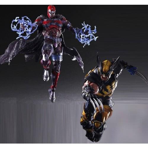 Hasbro Genuine Marvel X-Men Magneto Wolverine Deadpool Joints Movable Action Figure Model Toys
