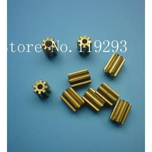 [JOY] 8 tooth gear 1 modulus 2.0 6MM hole 280 motor 370 motor 500 motor micro-motor special --100PCS/LOT