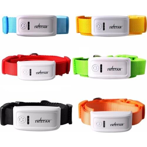 Mini GPS Tracker With Collar Waterproof Real Time Locator Rastreador Localizador Chip For Pets Dogs Perro Pigs Tracking LK909