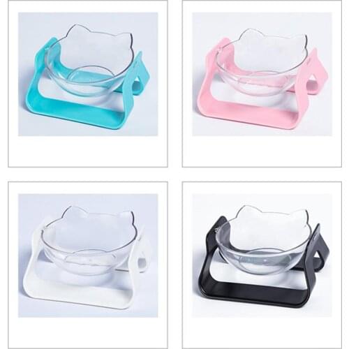 Pet Cat Bowl Pet Food And Water Bowl With Raised Stand Pet Bowl Adjustable and Removable Pet Bowl for Cats and Small Medium Dogs