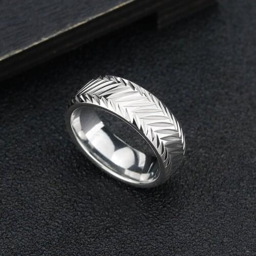 Punk Rings fashion Women cool Ring Luxury Stainless Steel Man Silver Ring Gift Male Female Paired Rings Popular 2021 Trend