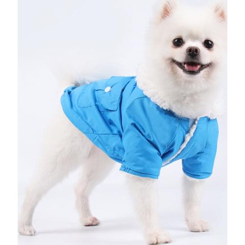 2018 New Pet Dog Coat Jacket Designer Warm Cotton Winter Dog Coats Pet Clothes Warm Clothing Small to Large Dog Clothes Winter