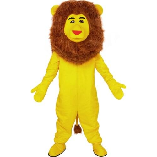 New Yellow lion Mascot Costume Custom Fancy Dress Cosplay Cartoon Mascot Costume Carnival Costume