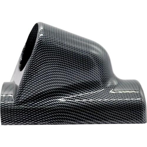 Easy Install Safety Single Hole Pod Gauge Meter Mount Holder Carbon Fiber