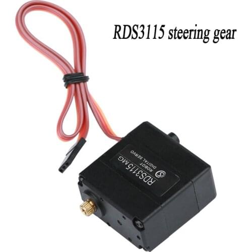 Rds3115 Steering Gear 15kg Large Torsion Digital Digital Metal Gear Robot Steering Gear Double Shaft