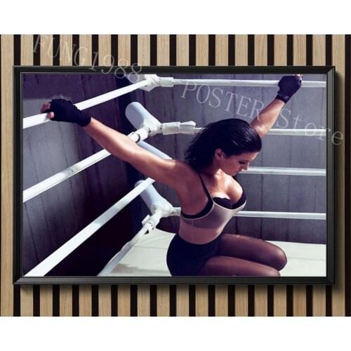 S164 Gina Joy Carano 01 Star Sexy Beautiful Girl Model Wall Posters Prints Silk Art Painting For Home Bedroom Decor