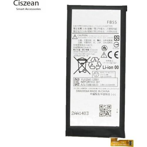 Ciszean 1x 3760mAh FB55 Battery Replacement For Motorola Droid Turbo 2 XT1585 XT1580 XT1581 X Force Batteries