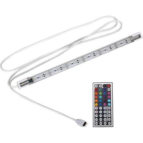 New 12V Remote Controlled LED Strip Light Aquarium Lighting Fish tank lamp 30CM 44 Keys