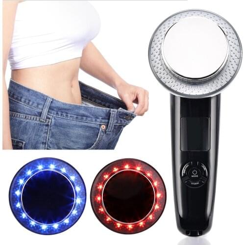 Ultrasonic Body Slimming Massager Ultrasonic Wave EMS Vibration Infrared Therapy Fat Burner Device Skin Tightening Facial Care