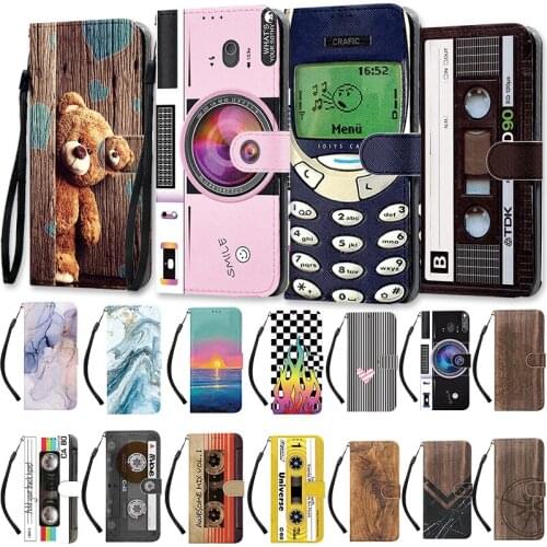 PU Leather Flip Vintage Case For Huawei P30 P20 Lite New Edition Y9 Prime P Smart 2019 2020 Wallet Card Holder Stand Book Bumper