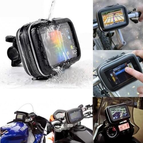 Waterproof Motorcycle Handlebar Mount Holder Case Bag GPS Waterproof Case for GPS NUVI