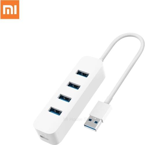 Xiaomi Mijia USB3.0 Hub Multi 4 USB Splitter High Speed USB-C Hab TF SD Card Reader All In One For PC Computer Accessories
