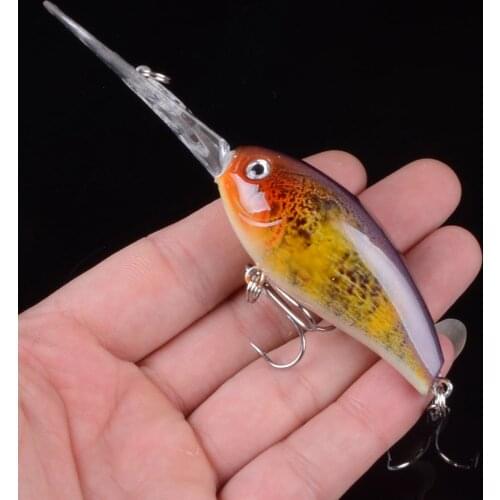 1PCS Isca Swim Fish Fishing Lure 11cm 18g Artificial Hard Crank Bait Topwater Wobblers Japan Fishing Crankbait Lure Pesca Tackle