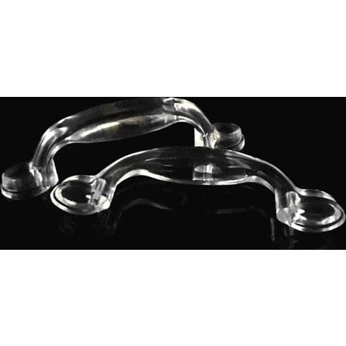 10PCS/LOT Modern Style Acrylic Drawer Knobs T Bar Handle Bathroom Pulls Kitchen Cabinet Door Handle Pull