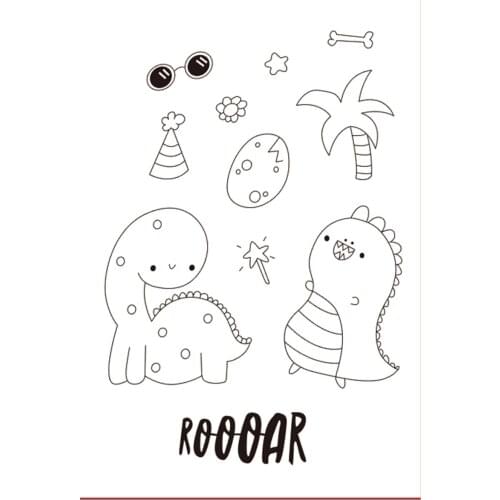 11x16 animal TBig ice cream ransparent Clear Stamps Silicone Seals for DIY scrapbooking photo album Card Making