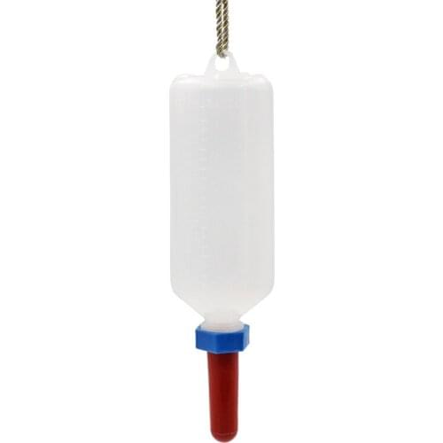 1L Calf Milk Feeder Bottle with Nipple Sheep Lamb Bottle Holder hanging Milking Feeding Replacement