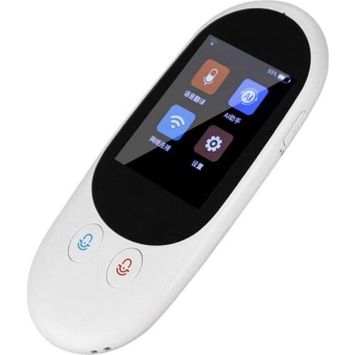 2021 New product Smart voice translator 2.4 inch portable translator Support 89 languages