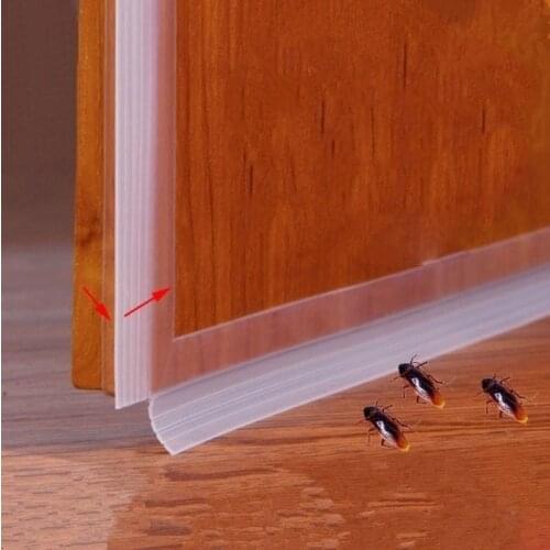 3M/5M Door and Window Seals Door Seam Bottom Windproof Insect Proof Window Glass Door Insulation Waterproof Rubber Sealing Strip