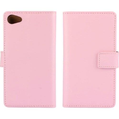 1PCS Hot Genuine Leather Wallet Pouch Cover Case for Sony Xperia Z5 Compact/Z5 Mini E5803 E5823 ID Card Holder Drop Shipping