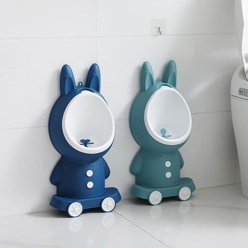 Rabbit Shape Childrens toilet urinal wall-mounted urinal for boys Standing urinal for boys and babies for dropshipiing