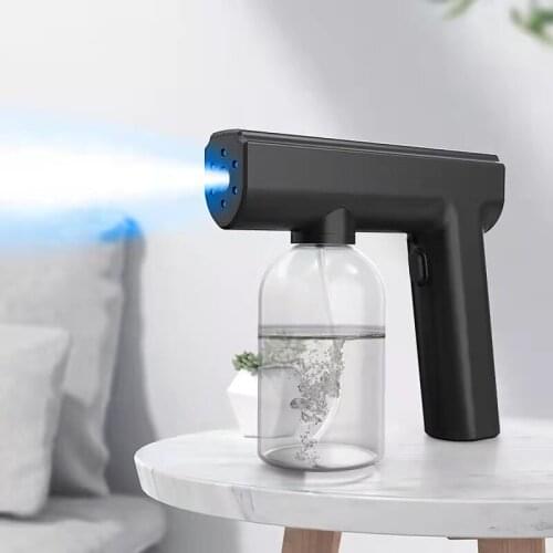 Electric Sanitizing Sprayer Blue Light Fogger Machine Nanos Steam Spray Guns Hotel Home Disinfection Fogger Machine Air Cleaner