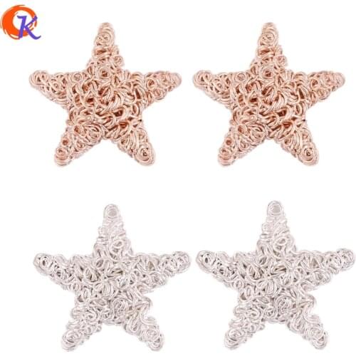 Cordial Design 50Pcs/Lot 25MM Earring Findings/Hand Made/Satr Shape/Earring Base Parts/Earring Making/Jewelry Accessories