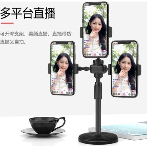 Cosplay Lazy Bracket Phone Shoots Live Broadcast With Light-up Light Retractable Multi-function Universal Stand Desktop Stand