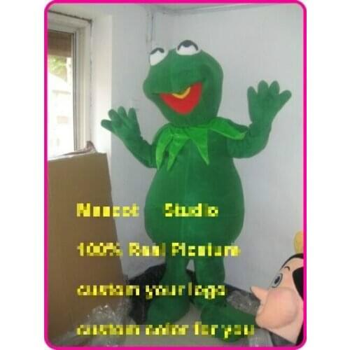 Forg Mascot Costume Cosplay Party Game Dress Unisex Advertising Halloween Adults Handmade Cartoon Character Mascot Costume Gift