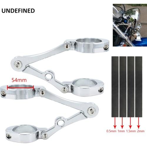 Motorcycle Headlight Bracket 54mm 53mm 52mm 51mm 50mm Fork Tube Mount Clamps Cafe Racer Bobber Chopper Bikes support phare moto