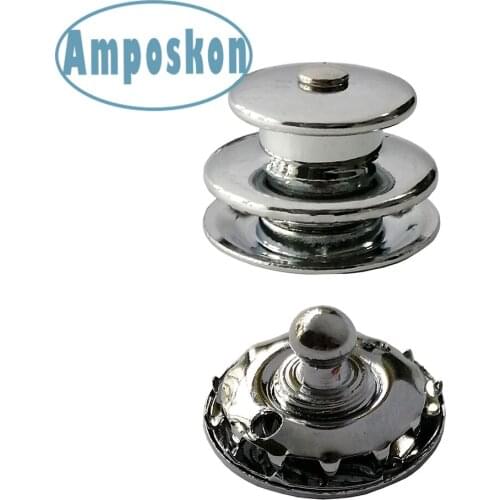 10 PCS New Yacht Round Shape With Teeth Brass Fabric To Fabric Fastener Lower Parts Or Upper Parts For Marine Boat Cover Kayak