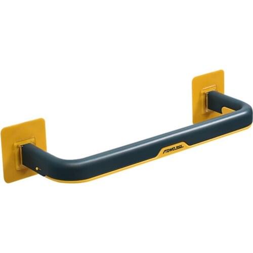 Kitchen Spoon Scouring Pad Rag Holder Storage Rack With 6 Hooks, Hanging Folding Towel Racks Hanger Bathroom Towel Storage Shelf