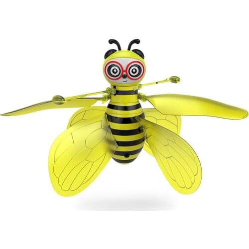 Mini Drone RC Bee Induction Aircraft Infrared Sensing Hand Sensor Portable RC Helicopter Flying Toys RC Aircraft Toy Kids Gift