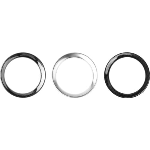 Car Steering Wheel Emblem Decoration Ring Stickers Cover For Mercedes Smart 453 Fortwo Forfour Automotive Interior Accessories