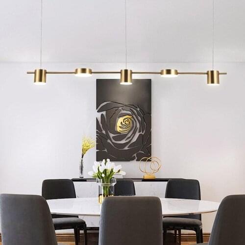 Nordic Style Extremely Simple Chandelier Post Modern Restaurant Long Chandelier Modern Chandelier Bar Chandelier